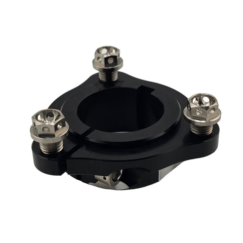 Side profile of the lightweight 7075 aluminum go kart rear brake hub