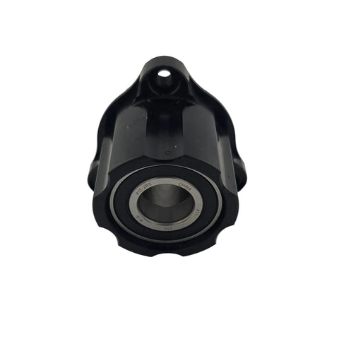 Stepped 5/8 and 3/4 inch sealed bearings supplied with the right front hub