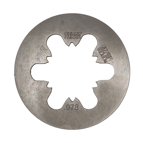 Grade 5 titanium floater plate for bully style go kart clutches