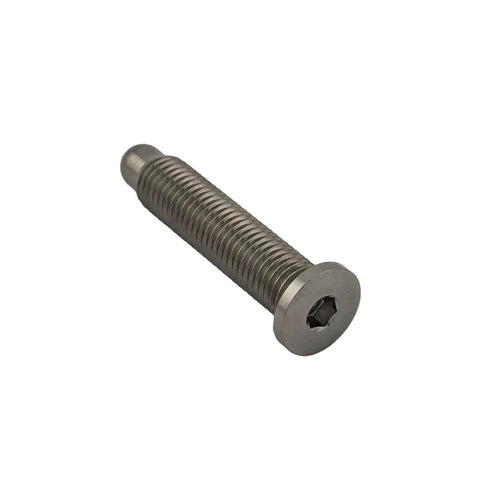 Titanium 5/16-24 x 1.25 flush head lug stud for outlaw kart and quarter midget wheels
