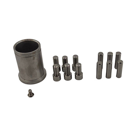 Assembled two disk titanium clutch built from the upgrade kit