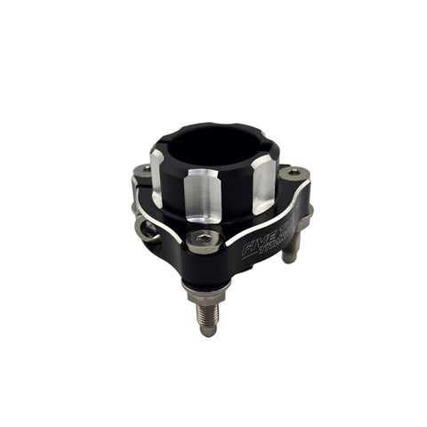 Side profile of the machined Revolver 5/16 rear wheel hub