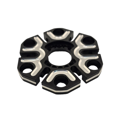 Aluminum activator plate with titanium screws from the 2 disk clutch kit
