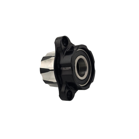 Revolver 1/4-28 stepped left front outlaw kart hub in 6061 aluminum