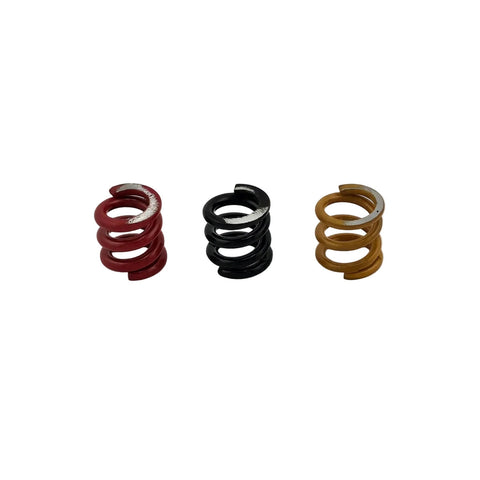 Red, black and orange clutch springs for Bully style go kart racing clutches