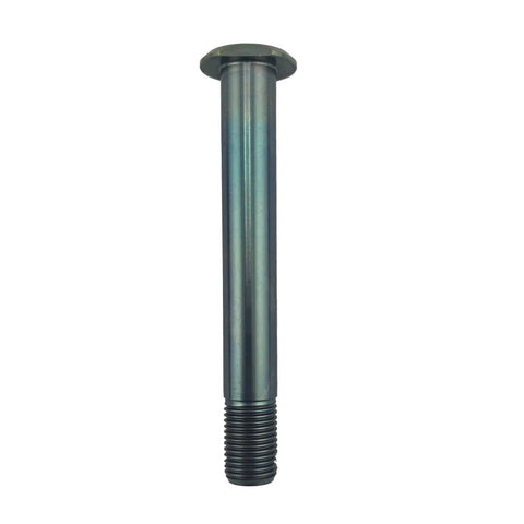 Oil Slick anodized titanium go kart king pin with multicolor finish