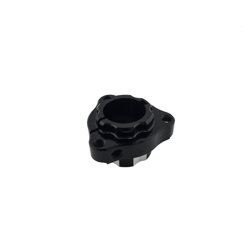 Back side of the 5/16 rear hub machined for low profile flush studs