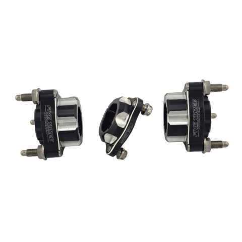 Titanium 5/16-24 lug nuts included with the Revolver rear hub kit