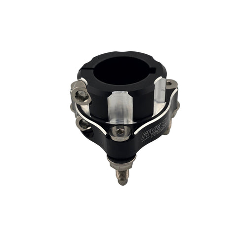 Titanium 5/16 pinch bolts used to clamp the rear hubs to the kart axle