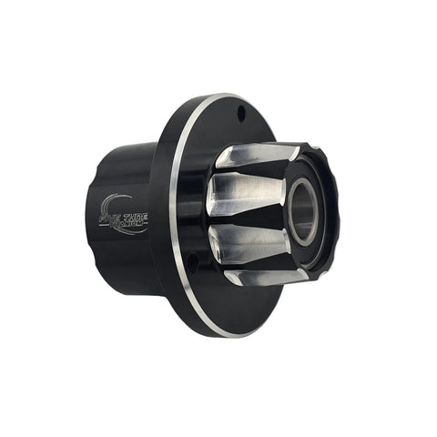 Revolver Big Bell right front hub with tapered bearings for outlaw karts