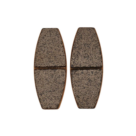 Pair of titanium specific brake pads for kart and micro sprint MCP calipers