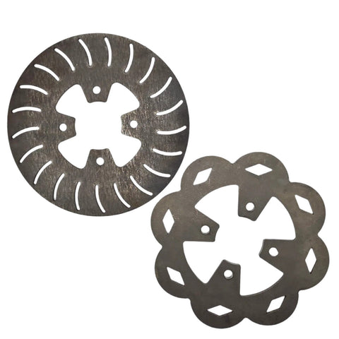 Titanium 270 micro sprint 7.75 inch brake rotor with scalloped outer edge