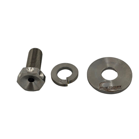 Side view of the 3/4 inch titanium clutch bolt for bully style clutches