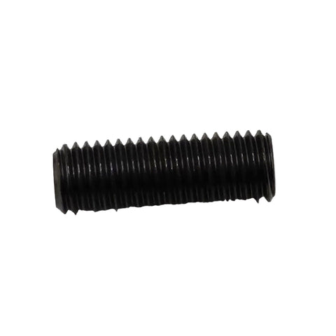 Titanium Animal rocker adjuster screw shown with calipers confirming the 0.728 inch length