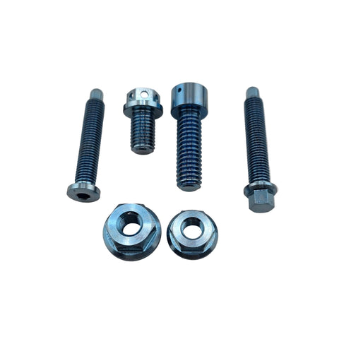 Five Three Blue anodized finish on Color Lab titanium wheel studs