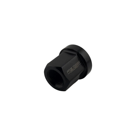 Lightweight aluminum TQ midget lug nuts shown with the 0.97 inch diameter flange face