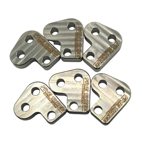 Six pack of 304 stainless steel clutch levers for bully style kart clutches