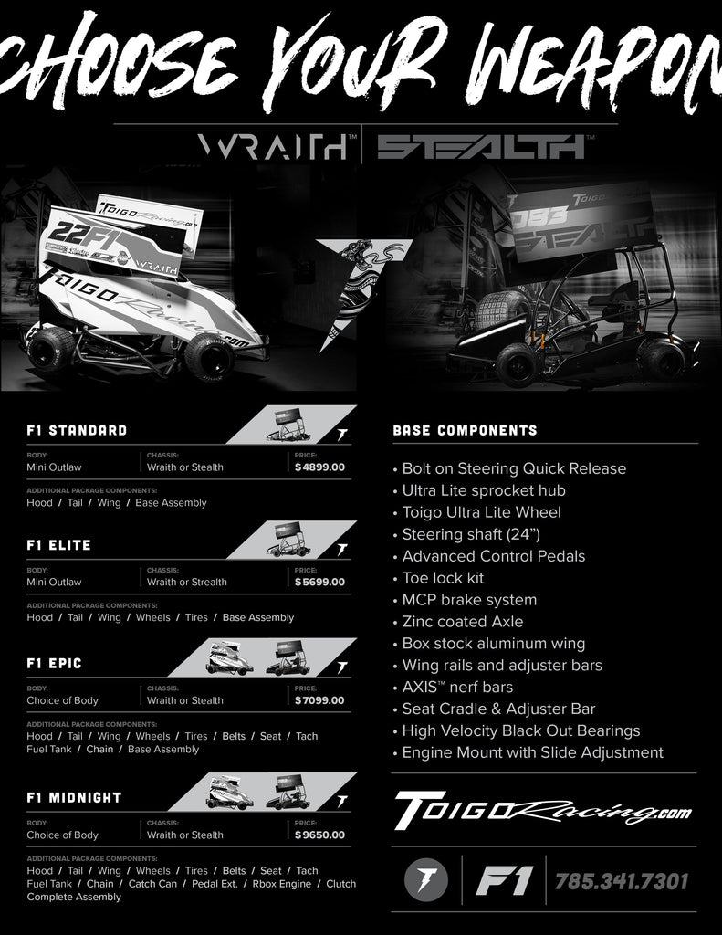 Stealth Outlaw Kart | Toigo Racing